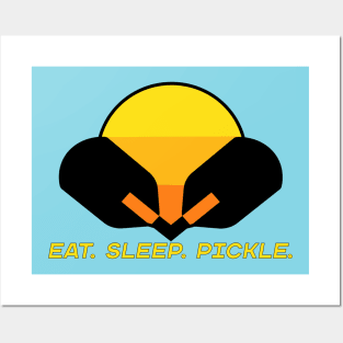 Pickleball Design Eat Sleep Pickle Posters and Art